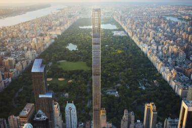 Super tall building in New York City