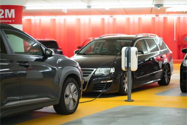 Electric cars charging