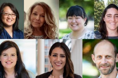 Clockwise, from top left: Ellen Siu, Renee Leboe, Heather Gerrits, Tamara Ross, Erik Wilson, Erin Fehr, and Dr. Joanne Moszynski.