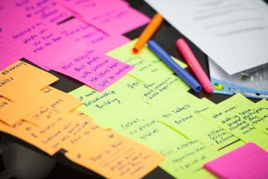 Planning sticky notes