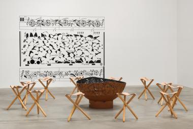 Soundings installation at UBCO - 14 Not Forgotten Memorial