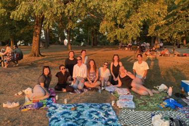 SCARP Alumni gathering at Kits Point Beach