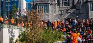 Orange Shirt Day gathering at UBC