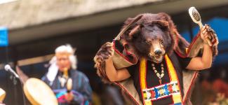 Dancing at the Intergenerational March 2021